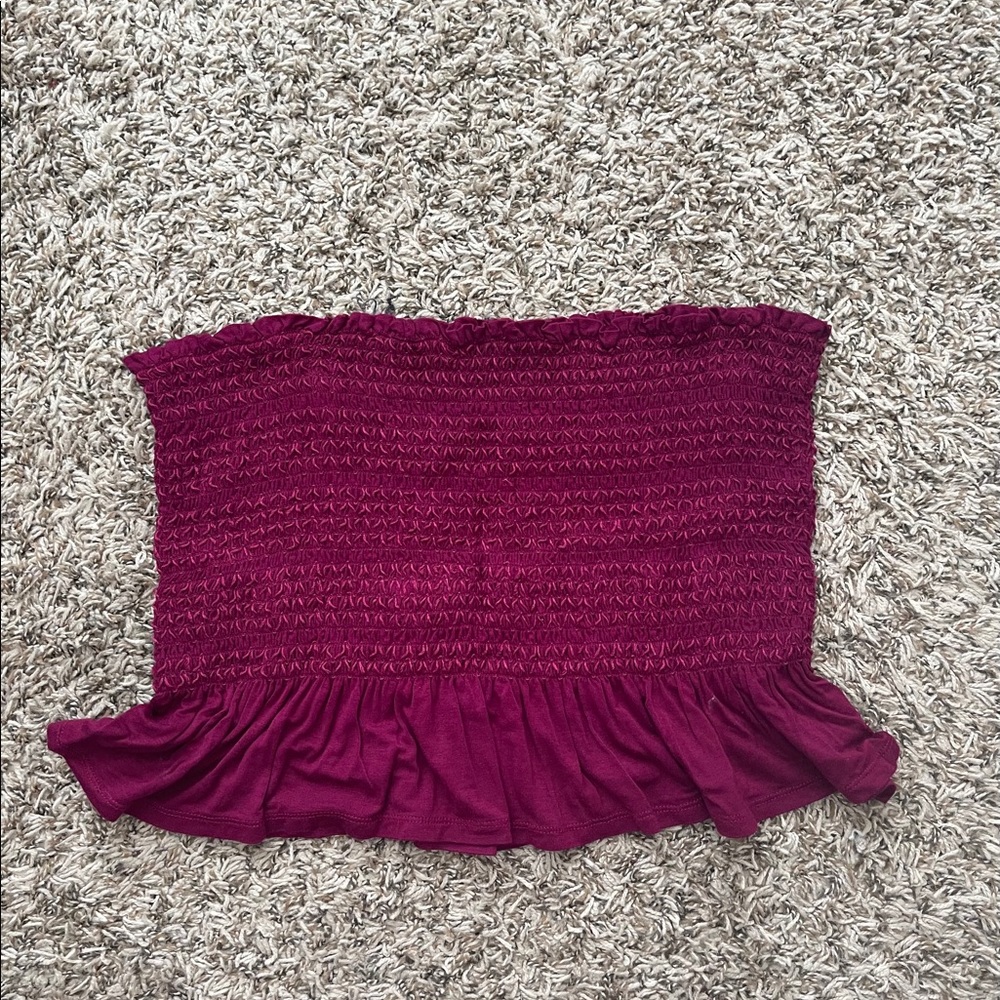 Purple tube top